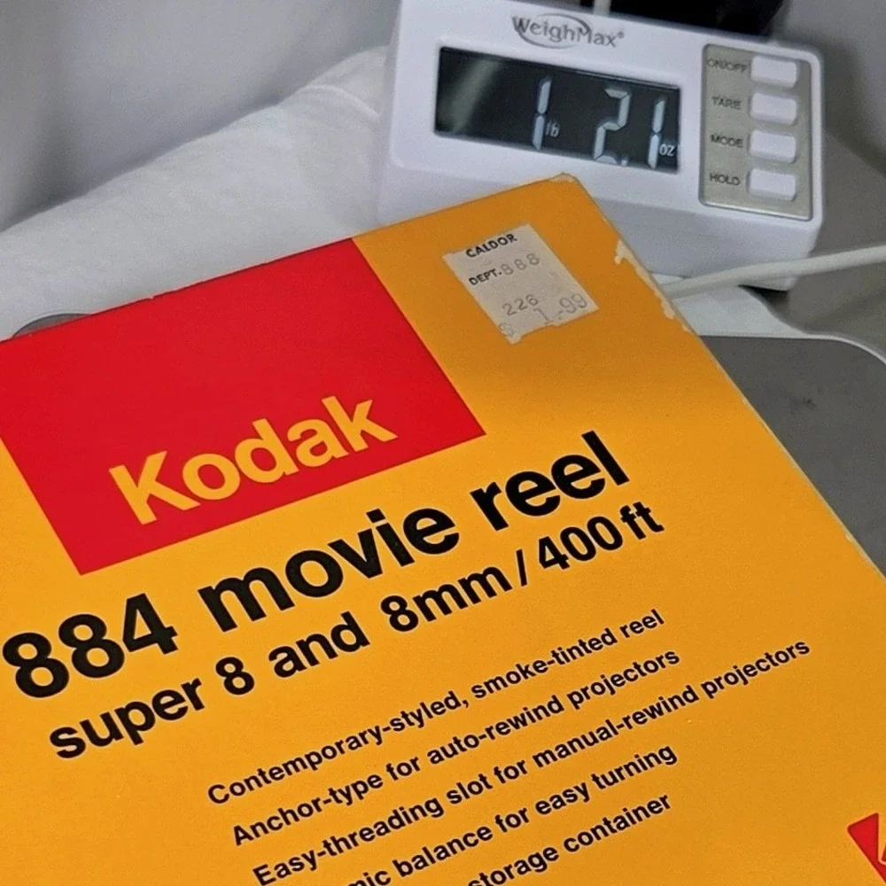 Found Footage KODAK 884 Movie Reels Set of 2 400ft 8mm Super 8 Vintage Film
